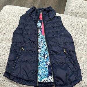 Lilly Pulitzer puffer vest size xxs